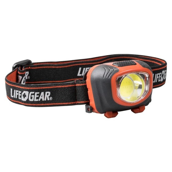Dorcy Life+Gear Storm Proof 260 lm Black/Red LED Head Lamp AAA Battery 41-3765